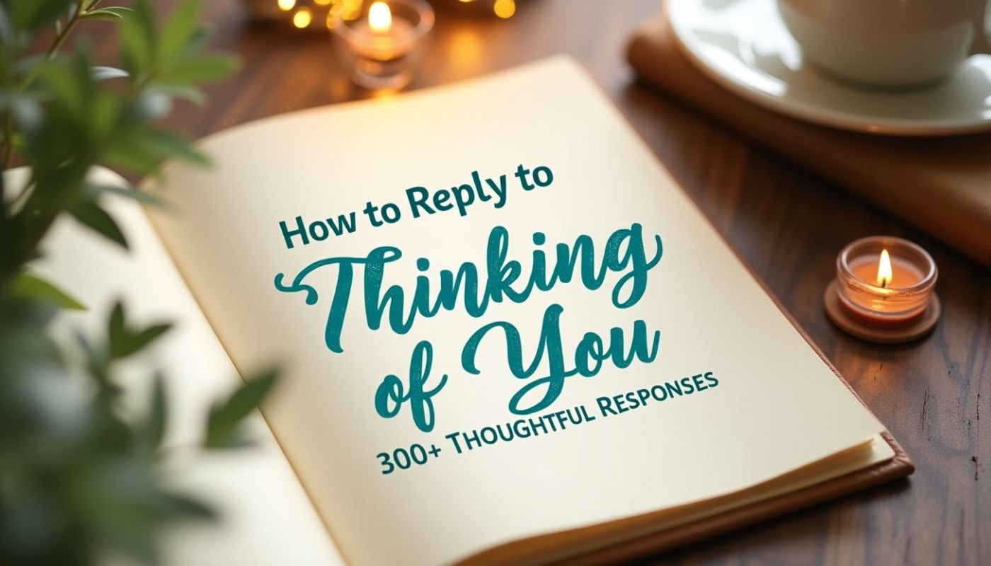 How to Reply to Thinking of You 300+ Thoughtful Responses