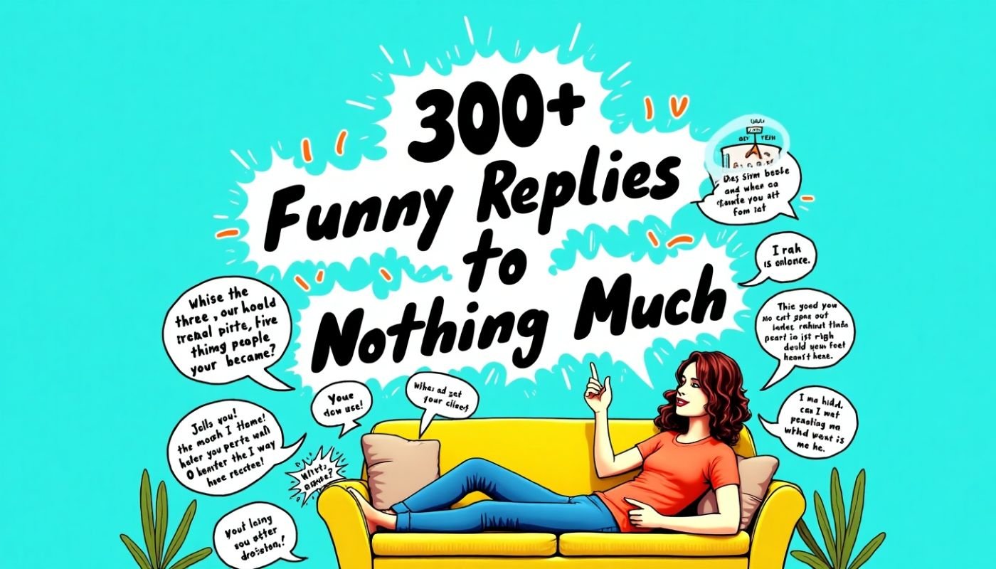 300+ Funny Replies to “Nothing Much”