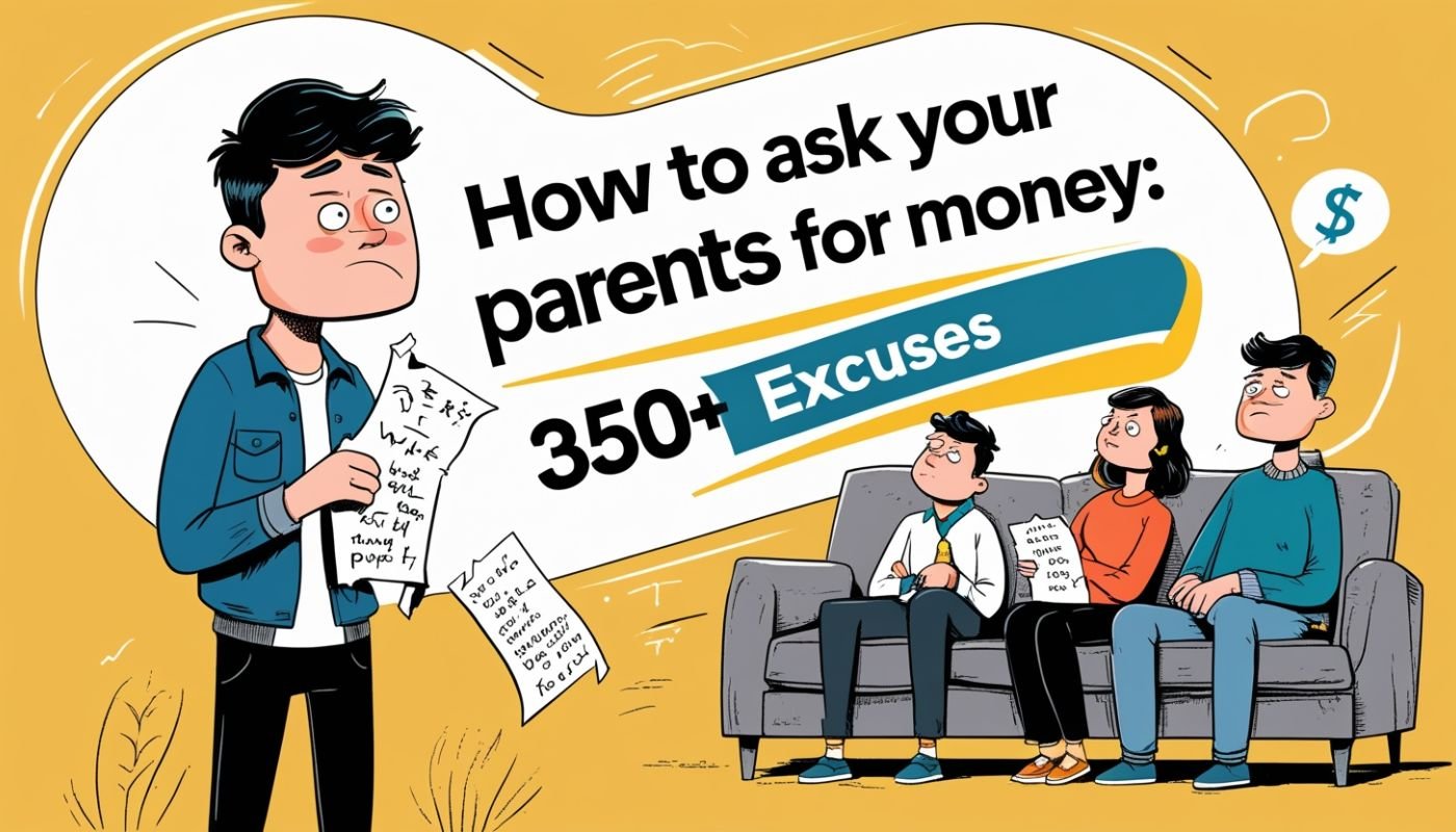 How to Ask Your Parents for Money 350+ Excuses